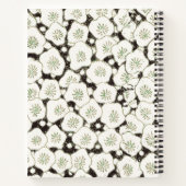 Carnet Jardin floral à fleurs blanches du Japon (Dos)