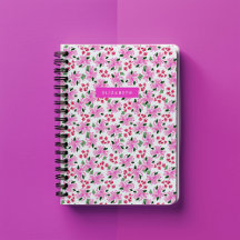 Jardin Floral Aquarelle Fuchsia Personnalisé