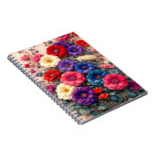 Carnet Jardin Floral Vibrant (Côté Droit)
