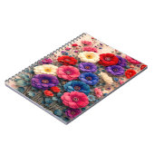 Carnet Jardin Floral Vibrant (Côté gauche)