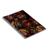 Carnet Jardin foncé Automne Fleurs vives automne (Côté Droit)