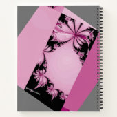 Carnet Jardin fractal gris & thulien (Dos)