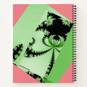 Carnet Jardin fractal orchidée & mante (Dos)