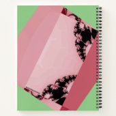 Carnet Jardin fractal vert et crémeux (Dos)