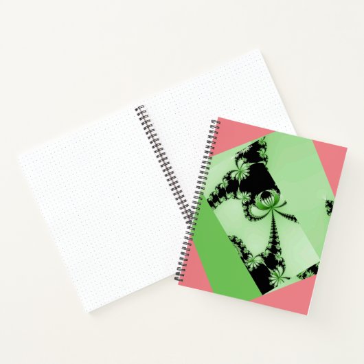 Carnet Jardin fragile vert et crémeux (Intérieur)