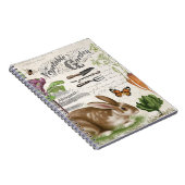 Carnet Jardin français Vintage moderne Rabbit (Côté Droit)