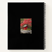 Carnet Jardin japonais d'automne et temple rouge (Dos)