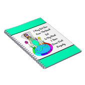 Carnet Jardin Mermaid "Je Ne Vis Peut-Être Pas Près De La (Côté Droit)