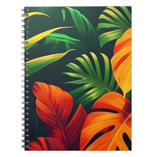 CARNET JARDIN NATUREL FEUILLES VERTES (Devant)
