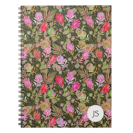 Carnet Jardin Protea (Devant)