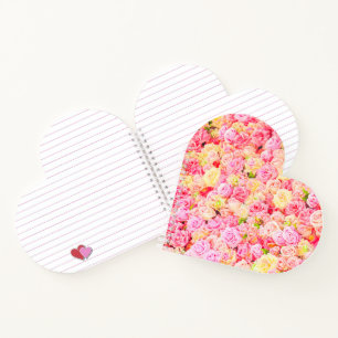 Carnet Jardin rose