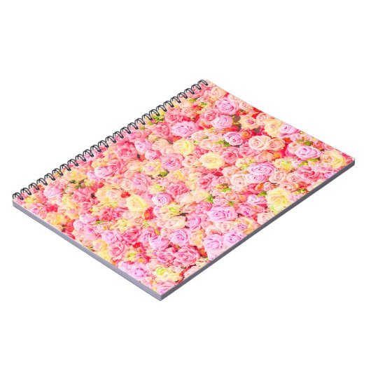 Carnet Jardin rose (Côté gauche)