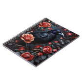 Carnet Jardin Rose du Corbeau Noir (Côté gauche)
