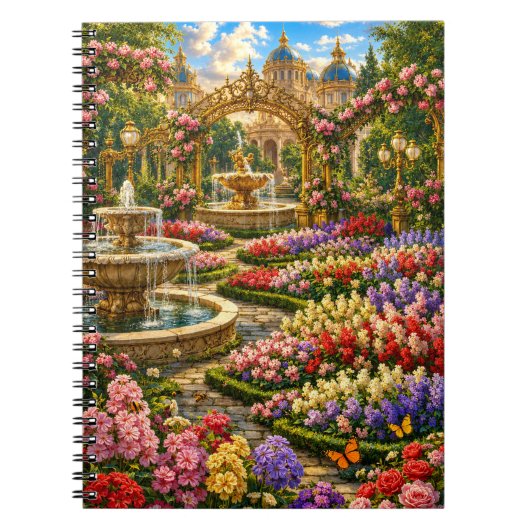 Carnet Jardin Royal Enchanté (Devant)