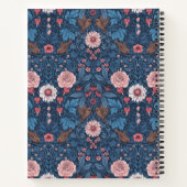 Carnet Jardin sauvage en bleu (Dos)