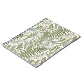 Carnet Jardin vert fleuri (Côté gauche)