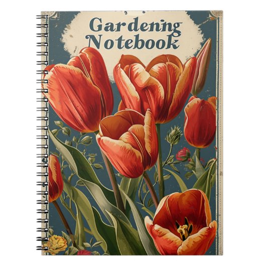 Carnet Jardinage des tulipes (Devant)