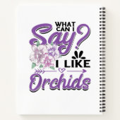 Carnet Jardinage d'orchidées (Dos)