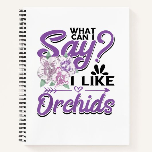 Carnet Jardinage d'orchidées (Devant)