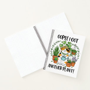 Carnet Jardinage Plantation Chat Oups J'ai Encore Une Pla
