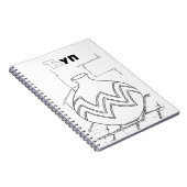 Carnet jarre cyrillique serbe (Côté Droit)