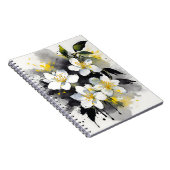 Carnet Jasmine - Fleurs aquarelles (Côté Droit)