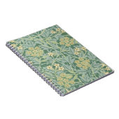 Carnet Jasmine jaune vert par William Morris (Côté Droit)