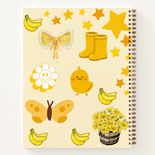 Carnet 🍌 jaune 🌻 💛 (Dos)