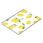 Carnet jaune citron (Côté gauche)