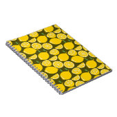 Carnet Jaune Citron Moderne Amusant Mignon (Côté Droit)