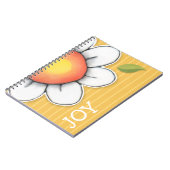 Carnet jaune Daisy Joy (Côté gauche)
