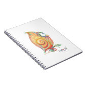 Carnet jaune de hibou (Côté Droit)