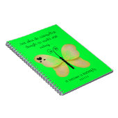 Carnet jaune de papillon (Côté Droit)
