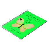 Carnet jaune de papillon (Côté gauche)