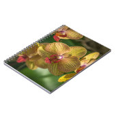 Carnet jaune d'orchidées (Côté gauche)