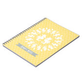 Carnet jaune et blanc d'hippocampe (Côté gauche)