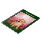 Carnet Jaune Lab Imaginaire Chien Chien Art (Côté gauche)