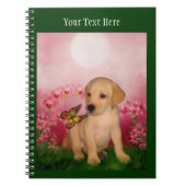 Carnet Jaune Lab Imaginaire Chien Chien Art (Devant)