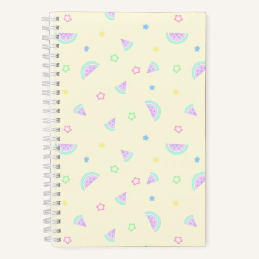 Carnet Jaune Pastèque Pastel (Recto)