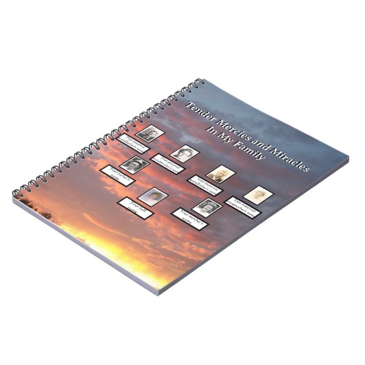 Carnet Jaune Sunset Family Tree Meracles Miracles (Côté gauche)