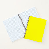 Carnet Jaune vif (couleur unie) (Intérieur)