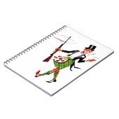 Carnet jaunty Scotsman avec fusil (Côté gauche)