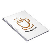 Carnet Java Steaming Cup | Wooden Curvy Coffee & Tea (Côté Droit)