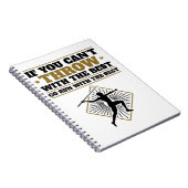 Carnet Javelin Thrower Funny Throw avec le meilleur (Côté Droit)