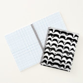 Carnet Jazzy Black and White Meling Zebra Stripes (Intérieur)