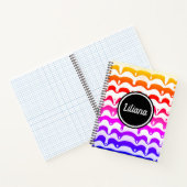 Carnet Jazzy Tropical psychedelic Driving Stripes (Intérieur)