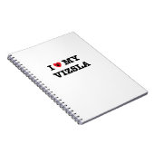 Carnet J'Coeur Mes Vizsla (Côté Droit)