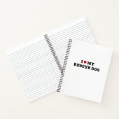 Carnet J'Coeur Mon Chien Secouru (Intérieur)