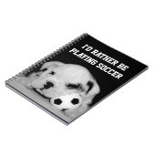 Carnet "Je chiot anglais de bouledogue jouerais plutôt à (Côté gauche)