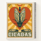 Carnet Je Coeur Cicadas (Dos)